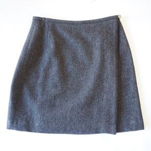 Eddie Bauer Wool Mini Skirt